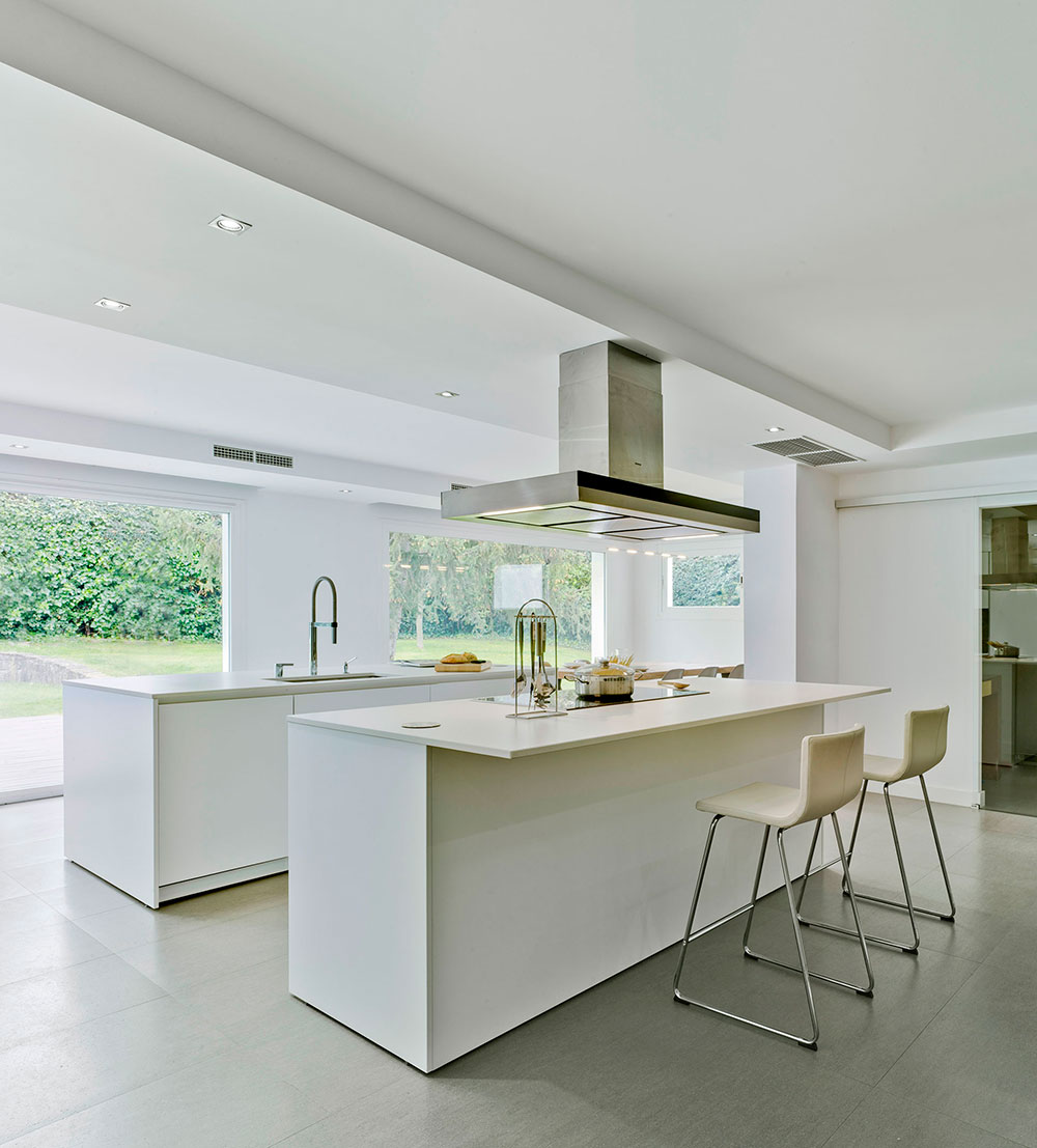 Cocina Blanca Con Isla